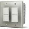 14-4305 Infratech Dual Duplex Switch Wall Plate Gang Box Amp Heater