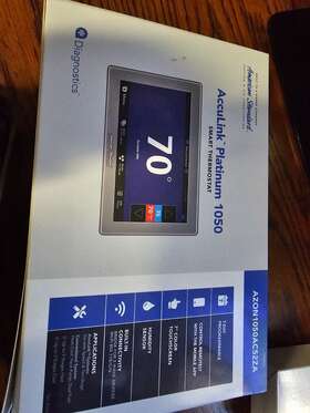 Azon1050ac52za American Standard Acculink Platinum 1050 Nexia Z-waveplus Thermostat Comfortlink