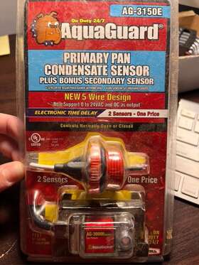 Ag-3125e Aqua Guard Primary Pan Condensate Sensor