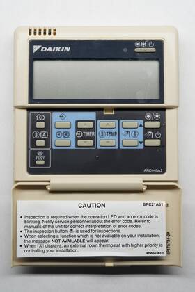 Daikin Arc448a2 Wall-mounted Remote Controller For Altherma Systems
