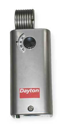 2nnt2 Dayton Line Volt Mechanical Tstat Close On Rise Spst 24 To 600vac