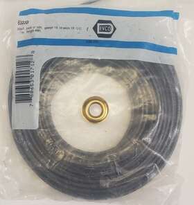 6333b Evco Black Hvac Wire. 50ft Gauge 14 Strands 19 Od 11in Length 48ft