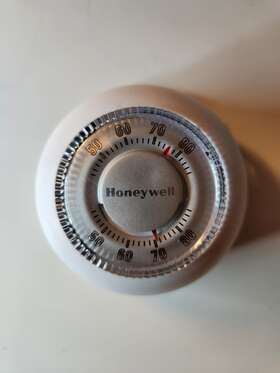 T87n-1000 Honeywell T87n1000 Round Electronic Manual Thermostat Inch White T87n