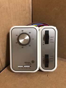 10411250r Johnson Controls T46saa-1c Thermostat Light Duty 115v