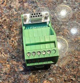 Phoenix Contact 9sub 2315162 Vip-2/sc/d 9sub/f Din Rail 9 Sub Breakout Free Ship