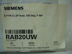 Rab20uw Siemens Fan Coil Thermostat