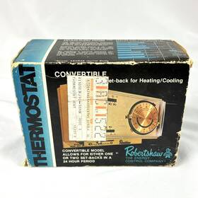 Robertshaw T30-1043 Vtg Automatic 2 Set-back Thermostat