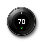 T3018us Nest Brand New Learning Programmable Thermostat Mirror Black 813917022023