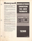 T8200b Honeywell Microelectronic Chronotherm Fuel Saver Thermostat Manual