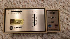 Baystat239 Trane Thermostat Weathertron For Heat Pumps With Aux And Emergency