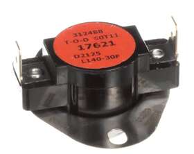 312488 York Limit Switch/thermostat Opens 140f/closes 110f Auto Reset 17621