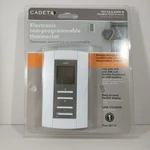 Cadet Aube TH114-A-240D-B Non Programmable Digital Electric Heat Thermostat. Fixed Price $78.88.