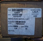 Mcdonnell & Miller Flow Switch FS8-W Npt Port, Part 120601. Fixed Price $149.50.