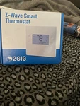 Z-wave 700 Smart Programmable Thermostat 2GIG-STZ-1. Fixed Price $79.99.