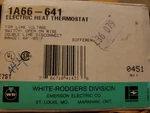 White-rodgers Electric Heat Thermostat 1A66-641 (box B). Fixed Price $33.09.