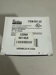 Robertshaw Line Voltage Thermostat With Thermometer Single Break 801-22. Fixed Price $15.99.
