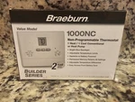 Braeburn 1000NC Builder Value Thermostat. New In Box.. Fixed Price $39.31.