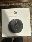 Google Nest T3018US 3RD Gen Programmable Thermostat - Mirror Black. Fixed Price $88.00.