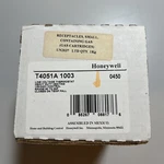 T4051A1003 Honeywell Heavy Duty Line Voltage Thermostat Nos. Fixed Price $28.00.