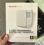 Honeywell Home RLV4305A Programmable Electric Heat Thermostat 5-2 Day. Fixed Price $45.00.