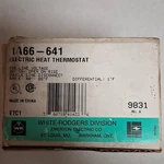 White-rodgers 1A66-641 Electric Heat Thermostat, Line Voltage, Beige. Fixed Price $19.99.