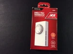 Thermostat Manual Single Pole By Ace Hardware Model No. 42603 (new Box). Fixed Price $9.00.