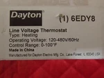 Dayton - 6EDY8 Line Volt Mechanical Tstat Open Rise 30 Degrees 110. Fixed Price $50.00.