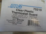 Nib Mars 70210 L36-655 Clear Plastic Thermostat Guard. Fixed Price $30.40.