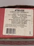 Robertshaw 4700-020 Vintage Gas Range Thermostat. Fixed Price $85.00.