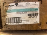 New Box Of 20 Sylvania 67503 Lumalux Lamp Bulb LU50/MED Ballast S68 Nos. Fixed Price $99.00.