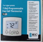 Iec Fan Coil 2 Or 4 Pipe Thermostat - Programmable 7 Day With Wifi. Fixed Price $149.00.