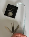 Vintage Johnson Line-a-matic Multi-tool Tape Measure Flashlight Magnifier Usa. Fixed Price $21.49.