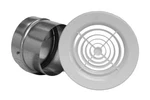 Soler & Palau PG-100 White 4" Intake Grille With Steel Collar. Fixed Price $30.34.