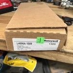 Honeywell Home L4006A1009 Aquastat 2-WIRE, 250V Max Make Temp Fa. Fixed Price $70.00.