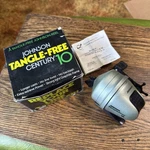 Vintage Johnson Tangle-free Century 10 Casting Fishing Reel With Box Nos Usa. Fixed Price $46.00.