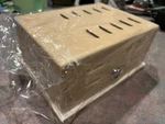 Manufactured For Grainger 4NE42 Universal Thermostat Locking Box, Tan, Metal. Fixed Price $28.95.
