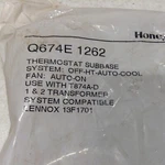 Honeywell Thermostat Subbase Q674E1262 T874A-F Multistage / Lennox 13F1701. Fixed Price $10.00.