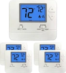 Electeck 5 Pack Non-programmable Digital Thermostat For Home, Up To 1 White. Fixed Price $139.46.