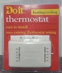 Do It Heating And Cooling Thermostat. Uses Existing Wiring. New Sealed.. Fixed Price $16.99.
