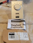 Dayton Heating Control 4PU49C Single Stage Spst, New No Box, Small Creaseon Face. Fixed Price $39.99.