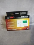 Luxpro Heat Cool Programmable Or Manual Thermostat P711- 5/2 Day. Fixed Price $23.98.
