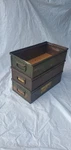 Industrial Metal Stacking Box / Vintage Parts Bin Storage. Fixed Price $25.00.