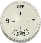 Marley Replacement Temperature Control Knob For Baseboard Heaters 2 Inch White. Fixed Price $11.99.