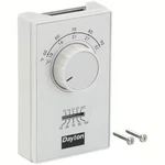 Dayton 4PU49C Line Voltage Mechanical Thermostat For Wall, 50 90 Degree. Fixed Price $40.59.