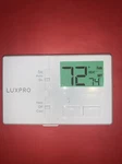 Luxpro P111 Non-programmable Manual Thermostat Open Box.. Fixed Price $25.00.