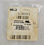 Norcold 618093 Dc Thermostat - Fits All Models With Fans. Fixed Price $23.00.