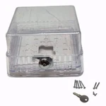 White Rodgers F29-0227 Thermostat Guard Solid And Ring Bases Clear Platic. Fixed Price $16.89.
