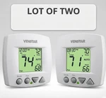 Lot Of 2 Venstar T1070 Non-programmable Fan Coil Thermostat New Box. Fixed Price $59.99.