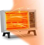 Radiant Heater Electric Space Fast Heating With Adjustable Thermostat, Po. Fixed Price $50.39.