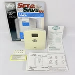 Hunter 44155 Digital Indiglo Programmable Thermostat Heat Cool Week New Open Box. Fixed Price $29.95.